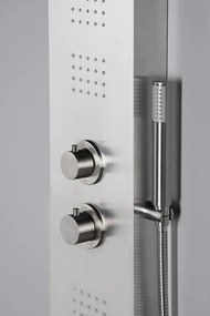 Sapho Sapho, PRESTIGE sprchový panel s termostat. batériou 200x1400 mm, nerez, WN337