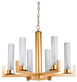 Kolarz 6009.80630 - Luster na reťazi RAGGIO 6xE14/25W/230V 24K zlato