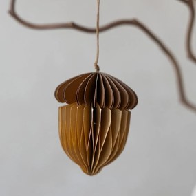 Storefactory Jesenná dekorácia Ekholmen Brown 8 cm