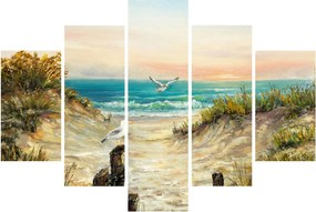Obraz - Piesočná pláž (150x105 cm)