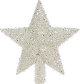 Trblietavý huňatý špic Biela hviezda 20 cm