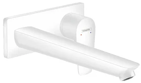 Hansgrohe Talis E, páková umývadlová batéria pod omietku, s výtokom 22,5 cm, biela matná, HAN-71734700
