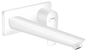 Hansgrohe Talis E, páková umývadlová batéria pod omietku, s výtokom 22,5 cm, biela matná, HAN-71734700
