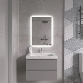 Erga Ava, LED zrkadlo 50x70cm, 1840 lm, 6500K, predné/zadné osvetlenie, ERG-V01-120-5070-00