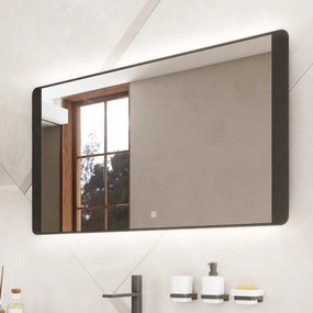 Nimco Čierne LED zrkadlo 800x600 s dotykovým senzorom - ZPC 42003V-90