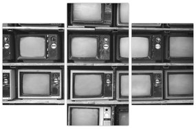 Obraz - Retro televízie (90x60 cm)