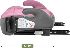 Detský podsedák do auta Cabby 30 ružový / sivý