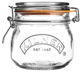 Kilner ROUND JAR poháre s klipom 0,5 l