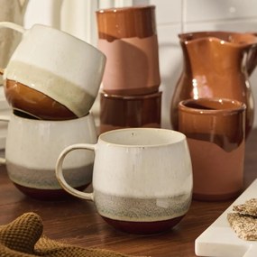 Ib Laursen Kameninový hrnček Agneta Brown 400 ml