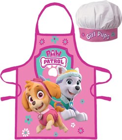 DETSKÁ ZÁSTERA S ČIAPKOU PAW PATROL 45X50 CM, 2X33CM VZOROVANÁ