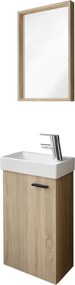 XXXLutz HOSŤOVSKÁ KÚPEĽŇA, dub sonoma, 40 cm home24 - Online Only kúpeľne - 001279013002