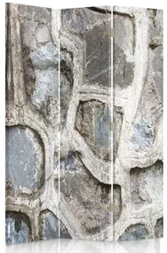 Gario Paraván Sivá kamenná stena Rozmery: 110 x 170 cm, Prevedenie: Klasický paraván
