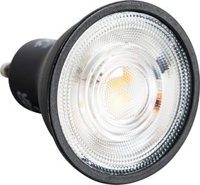 Sada 5 stmievateľných LED žiaroviek GU10 čiernych 6W 500lm 2700K
