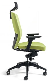 Kancelárska ergonomická stolička BESTUHL J2 SP — viac farieb, s podhlavníkom Modrá 214