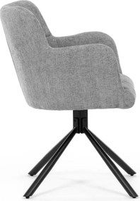 Jedálenská stolička sivá DCH-T1122 GREY2