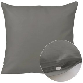 SATÉNOVÁ OBLIEČKA NA VANKÚŠ 037 40X40 CM SIVÁ
