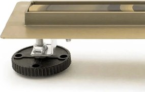 Rea Neo Slim Mirror Pro, odtokový sprchový žľab 50cm, zlatá matná, REA-G5692
