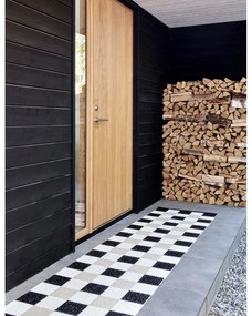 Čierno-krémový vnútorný a vonkajší behúň 70x160 cm Pix Black Vanilla – Pappelina