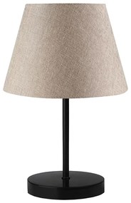 Stolná lampa AYD 1xE27/40W/230V béžová/čierna