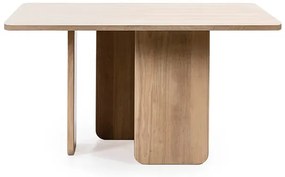 Štvorcový jedálenský stôl arq prírodný 137 x 137 cm MUZZA