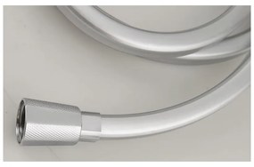 Plastová sprchová hadica v striebornej farbe Quadroflex – Sapho