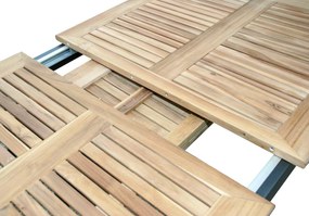 Doppler CONCEPT FSC® - rozkladací stôl s teakovou doskou - 2. akosť (N316)