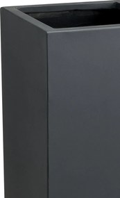 Kvetináč BLOCK, sklolaminát, výška 75 cm, antracit
