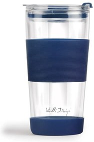 Modrý termo hrnček 600 ml Fuori – Vialli Design