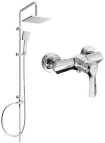 Mexen Tord sprchový set s dažďovou sprchou a sprchovou batériou Sabre, chrómová, 72140200-00