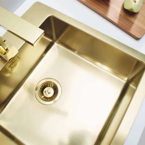 ALVEUS 1106867 - Kuchynský drez PURE 52,5x51,5 cm monarch zlatá