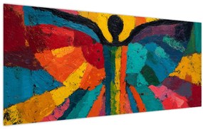 Obraz - Maľovaný anjel (120x50 cm)