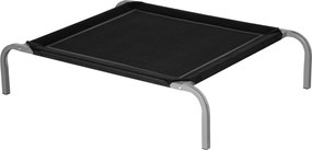 PawHut Vysoká Posteľ pre Domáce Zvieratá pre Psov a Mačky, Priestranná Posteľ 90x65x20 cm na Spanie a Odpočinok so Oceľovým Rámom do Interiéru a Exter