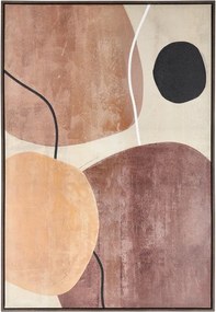 Tlačený/s ručne maľovanými prvkami obraz s rámom/na plátne 83x123 cm Gallery – Bizzotto
