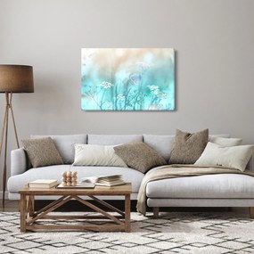 Obraz - Motýlik v modrom (90x60 cm)