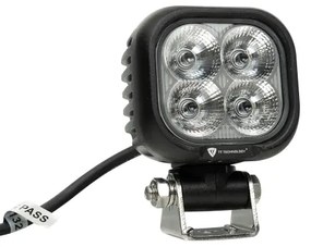LED Bodové svietidlo pre automobil BLACK LED/40W/10-30V IP69 5700K hranatý
