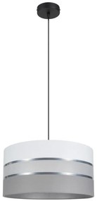 Belis Luster na lanku CORAL 1xE27/60W/230V pr. 40 cm biela/šedá BE0635