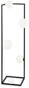 Ideal Lux - LED Stojacia lampa ANGOLO 5xG9/3W/230V čierna