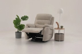 Polohovateľné kreslo Comforto M (krémová). Akcia -18%. Vlastná spoľahlivá doprava až k Vám domov. 1145374