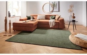 Tmavozelený koberec Mint Rugs Supersoft, 160 x 230 cm