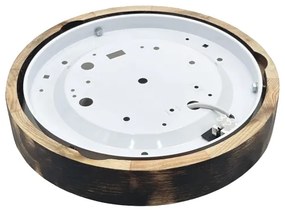 Brilagi - LED stropné svietidlo CARVALHO SLIM SMOKEY LED/20W/230V dub pr. 27,5 cm