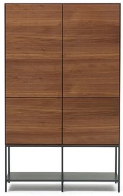 Skrinka v dekore orecha v prírodnej farbe 97,5x160 cm Vedrana – Kave Home