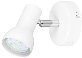 Biele bodové svietidlo ø 8 cm Cantar – Trio