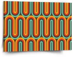 Sablio Obraz Retro vlny - 150x110 cm