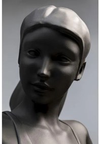 Lady Balboa dekorácia čierna 40 cm