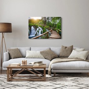 Obraz - Plitvické jazerá (90x60 cm)