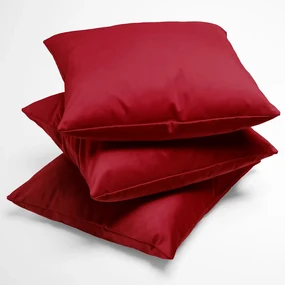 Biante Zamatová obliečka na vankúš Velvet Prémium SVP-038 Sýto červená 60 x 60 cm