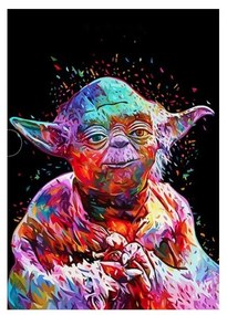 783677 NORIMPEX 5D Diamantová mozaika - Colorful Yoda