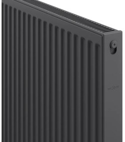 Mexen, panelový radiátor Mexen C11 500 x 400 mm, bočné pripojenie, 319 W, antracitový - W411-050-040-66