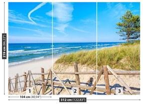 Fototapeta Vliesová Piesočná pláž 208x146 cm