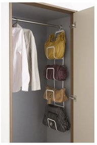 Biely vešiak na kabelky so 4 háčikmi YAMAZAKI Sapporo